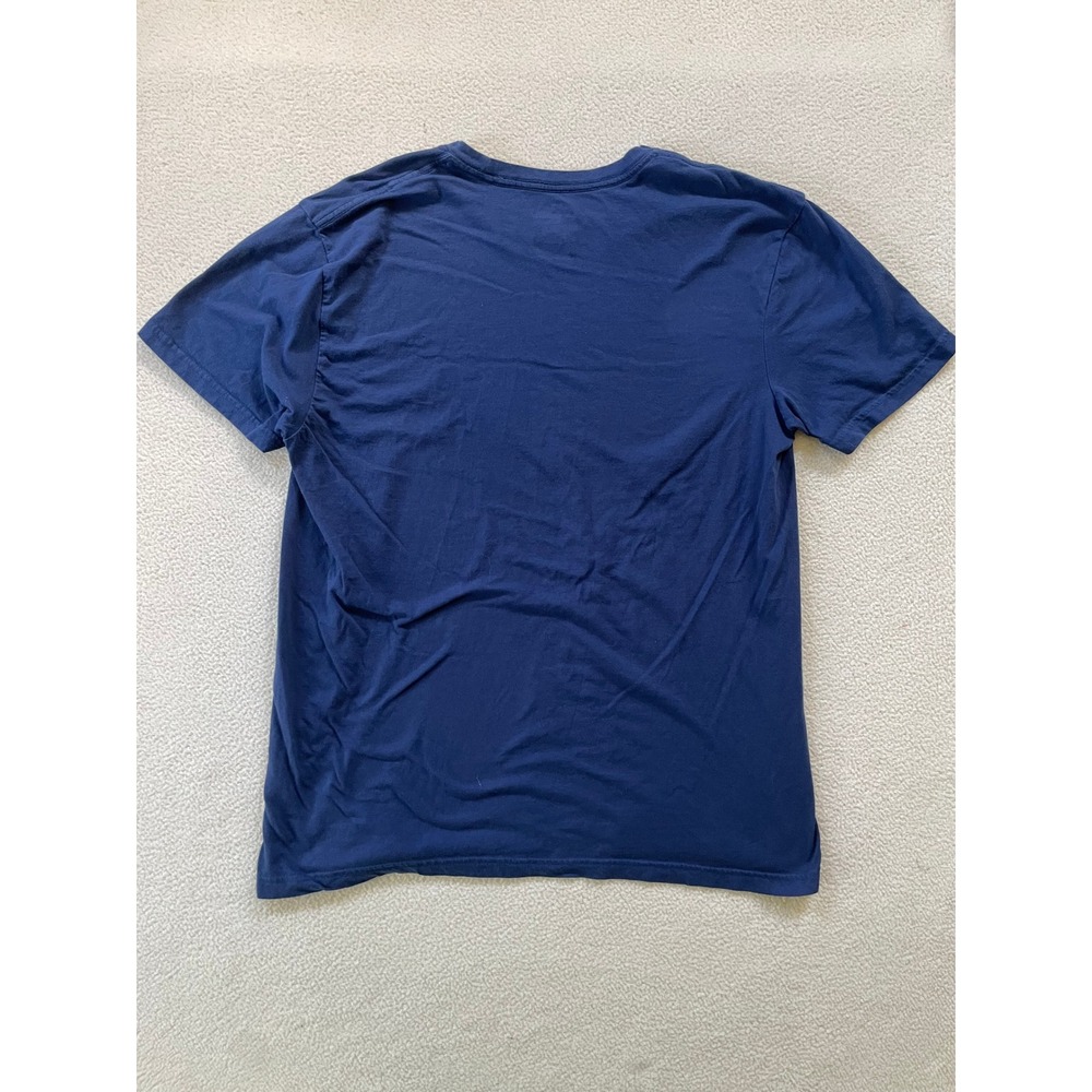 Polo Ralph Lauren Mens Large T-Shirt Navy Blue Classic Fit Cotton Pony Logo